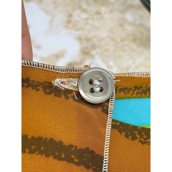 M MISSONI ABSTRACT SILK DRESS SIZE 6 - Picture 8 of 12